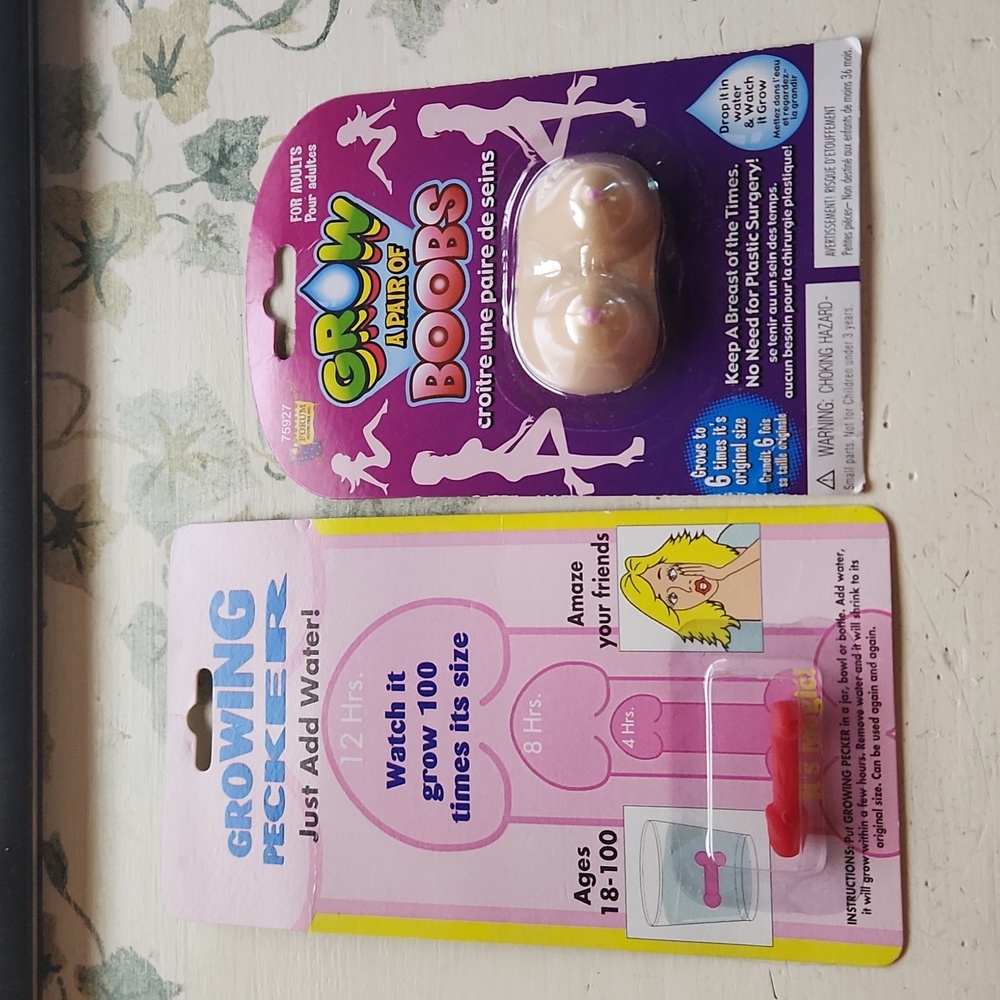 Gag Gifts - Growing Pecker/Boobs
